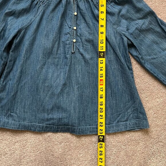 Old Navy Denim Blouse - Picture 5 of 6